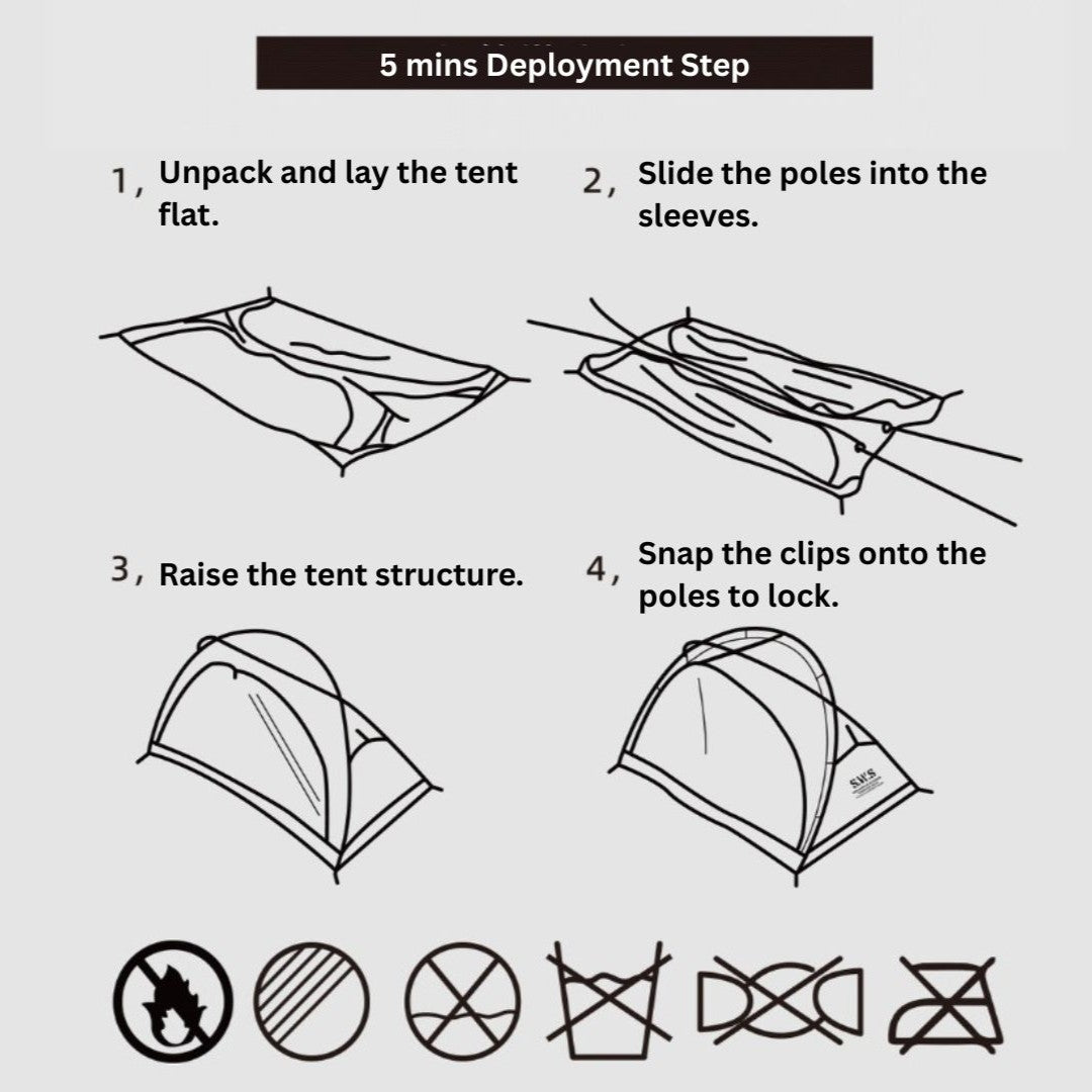 JLMY "Sentinel" 5mins Tactical Solo Tent